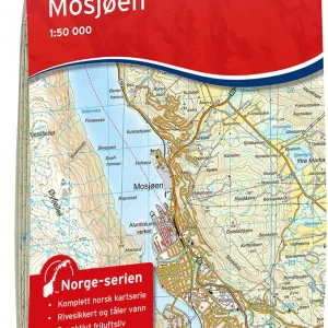 Mosjøen 1:50 000 – Kart 10117 i Norges-serien