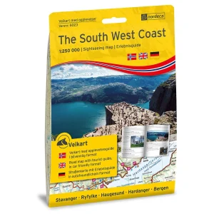 Opplevelsesguide The South West Coast – 1:250 000, Lnr 6023