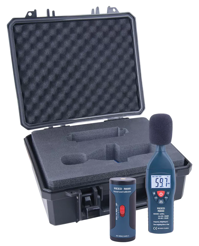REED R8050-KIT Sound Level Meter and Calibrator - Image 2