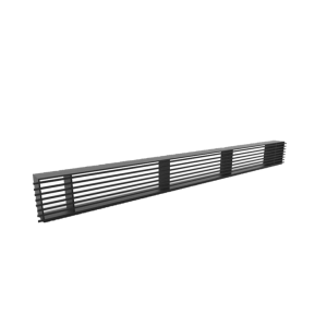RAIL B1000H100mm m/kassett sort – 700cm2